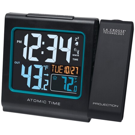 La Crosse Technology Projection Alarm with Color Display 616-146